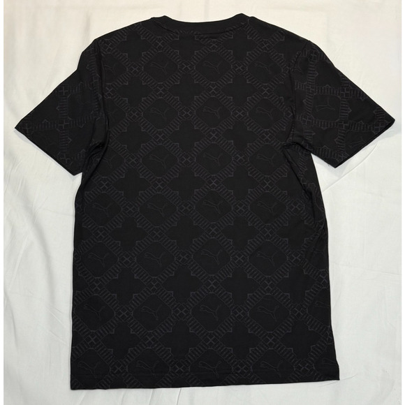 Puma Men's Size Small Black Short‎ Sleeve 100% Cotton Graphic T-Shirt - Picture 8 of 8